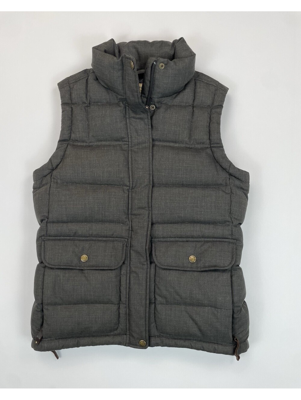 Filson Women's Westward Down Puffer Vest S Grey Charcoal Duck Down Fill